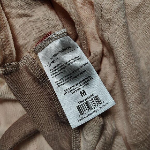 Reddy Dog Medium Lightweight Pleated Tank Top In Beige With Recycled Material - Picture 5 of 5